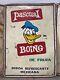 Very RARE Vintage DISNEY Donald Duck Pascual Boing Advertisement Signs, 1950s
