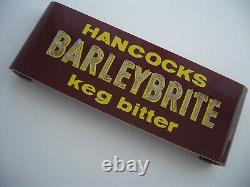 Very Rare 1960's Vintage Hancocks Barley Brite Keg Bitter Beer Advertising Sign