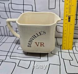 Very Rare Dunville's VR Whiskey Jug Made In London Orange VR Lettering Vintage