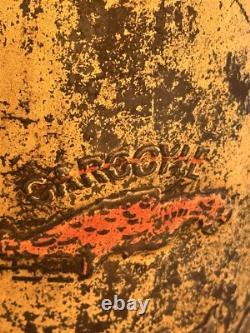 Very Rare Original Vintage Mobil Oil Gargole Oil Dispenser