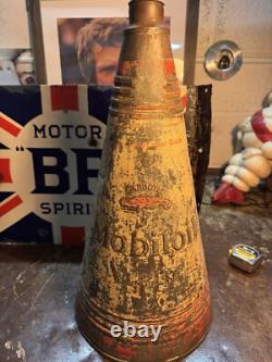 Very Rare Original Vintage Mobil Oil Gargole Oil Dispenser