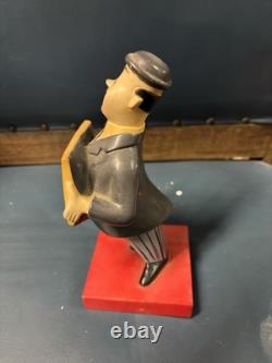 Very Rare Vintage 1950s Join The Double Diamond Club Resin Figure