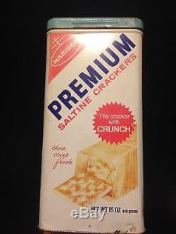 Very! Rare! Vintage 1969 15 Oz 15 Oz 15 Nabisco Premium Saltine Crackers Tin