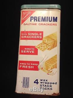 Very! Rare! Vintage 1969 15 Oz 15 Oz 15 Nabisco Premium Saltine Crackers Tin