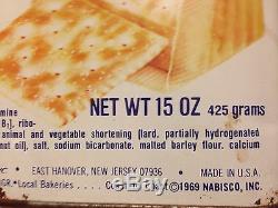 Very! Rare! Vintage 1969 15 Oz 15 Oz 15 Nabisco Premium Saltine Crackers Tin