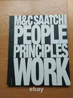 Very Rare Vintage M & C Saatchi Client Advertising Presentation Folio Book 1999