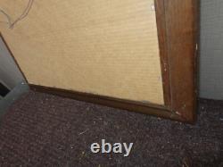 Victor His Masters Voice Nipper Dog Wall Mirror Sign Rare Vintage Advertising