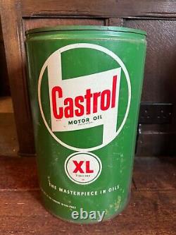 Vintage 10 Gallon Castrol XL Oil Drum green vintage rare collectible car auto