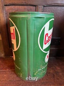 Vintage 10 Gallon Castrol XL Oil Drum green vintage rare collectible car auto