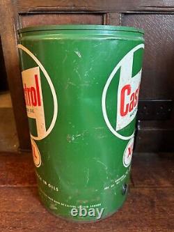 Vintage 10 Gallon Castrol XL Oil Drum green vintage rare collectible car auto