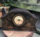 Vintage 1920/30 rare NOVELTY BISCUIT TIN CLOCK mantel Chinese cloisonné oriental