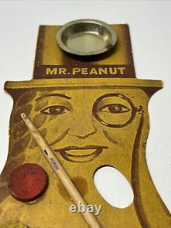 Vintage 1940s Planters MR PEANUT Advertising Original Rare Paint Palette Set