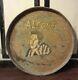 Vintage 1950s Alcohol Sign Handpainted Large Metal Bar Advertising Display Rare