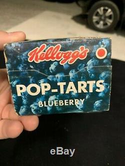 Vintage 1964 RARE Kellogg's Pop Tarts Blueberry Advertising Box Old School Food