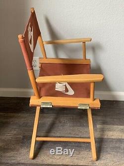 Vintage 1980s Nike Rare Maroon Canvas Directors Chair Store Display