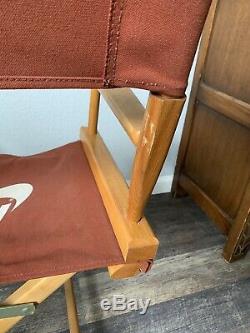 Vintage 1980s Nike Rare Maroon Canvas Directors Chair Store Display