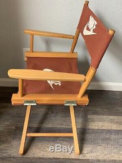 Vintage 1980s Nike Rare Maroon Canvas Directors Chair Store Display