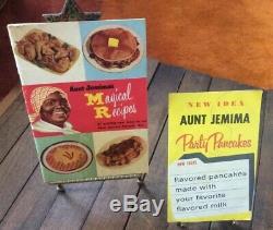 Vintage (2) ORIGINAL 1950s Aunt Jemima Recipes & Rare Disneyland Brochure