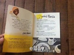 Vintage (2) ORIGINAL 1950s Aunt Jemima Recipes & Rare Disneyland Brochure