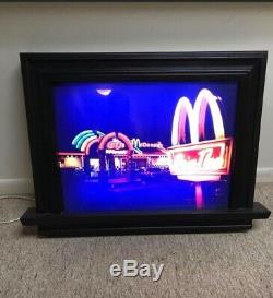 Vintage 50s McDonalds restaurant Light Picture. Rare Old Sign Collectible Cool