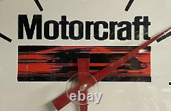 Vintage 70s FORD Motorcraft Dealer Sign Clock Rare