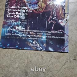 Vintage Adventures In Babysitting VHS Advertising Poster RARE SIZE 39 X 13.5