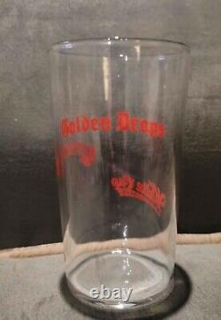 Vintage Advertising Beer Glass White Cap Beer Two Rivers Wisconsin 1930s rare