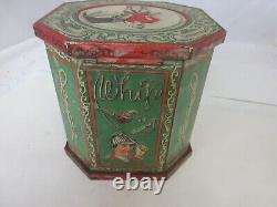 Vintage Advertising Empty Whip Rare Canister Tobacco Tin 968-d
