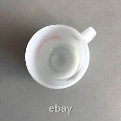 Vintage Advertising Milk Glass Standard Coffee Service Company Coffee Mug RARE
