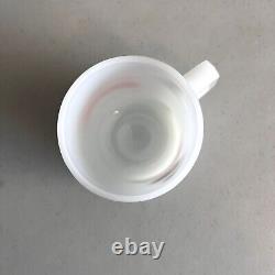 Vintage Advertising Milk Glass Standard Coffee Service Company Coffee Mug RARE