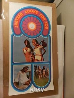 Vintage Advertising Poster- 1970's Jantzen Swimwear Poster- Vintage Bikini-rare