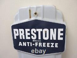 Vintage Advertising Prestons Af Porcelain Rare Version Wall Thermometer 668-d