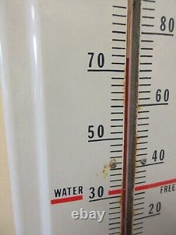 Vintage Advertising Prestons Af Porcelain Rare Version Wall Thermometer 668-d