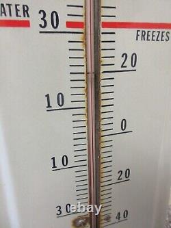 Vintage Advertising Prestons Af Porcelain Rare Version Wall Thermometer 668-d