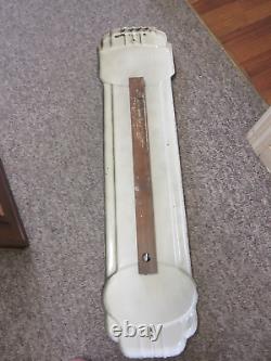 Vintage Advertising Prestons Af Porcelain Rare Version Wall Thermometer 668-d