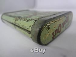 Vintage Advertising Rare Jg Dill's Look Out Tobacco Vertical Pocket Tin 254-y