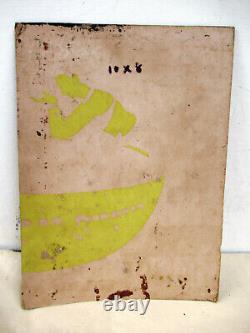 Vintage Advertising Sign Nelson Lantern And Mental Petromax Collectibles Rare F