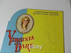 Vintage Advertising Store Display- Virginia Dare Store Bottle Display- Rare