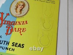 Vintage Advertising Store Display- Virginia Dare Store Bottle Display- Rare