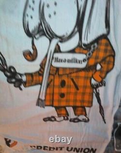 Vintage Advertising Towel Firestone Credit Union Max-A-Million Rare