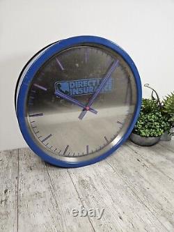 Vintage Advertising Wall Clock Large Direct Line Insurance Rare One Off Prop
