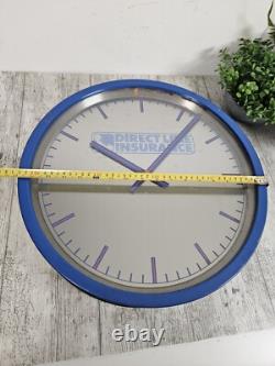 Vintage Advertising Wall Clock Large Direct Line Insurance Rare One Off Prop