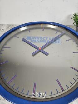 Vintage Advertising Wall Clock Large Direct Line Insurance Rare One Off Prop