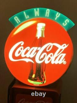 Vintage Always Coca Cola Light Up Sign. Nice, Original & Rare. Ideal Xmas Gift