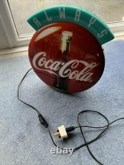 Vintage Always Coca Cola Light Up Sign. Nice, Original & Rare. Ideal Xmas Gift