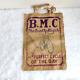Vintage BMC Cycle Automobile Advertising Jute Bag Rare Collectible Old CL90
