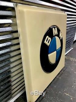 Vintage BMW Dealership Sign 1960s Dealer E9 E28 E30 RARE FREE SHIPPING