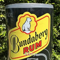 Vintage BUNDABERG BUNDY RUM Large Inflatable Can Promotional Advertising RARE