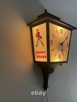 Vintage Bar Advertising/Johnny Walker/1962/lit Up! /rare