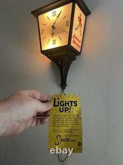Vintage Bar Advertising/Johnny Walker/1962/lit Up! /rare